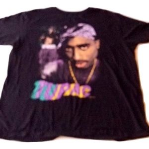 Tupac 2Pac  Portrait tshirt 4x Rap Music